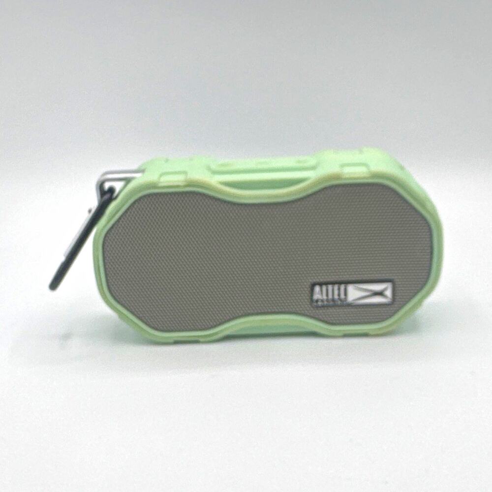 Altec Lansing Portable Mini Bluetooth Speaker Rectangular Green Gray